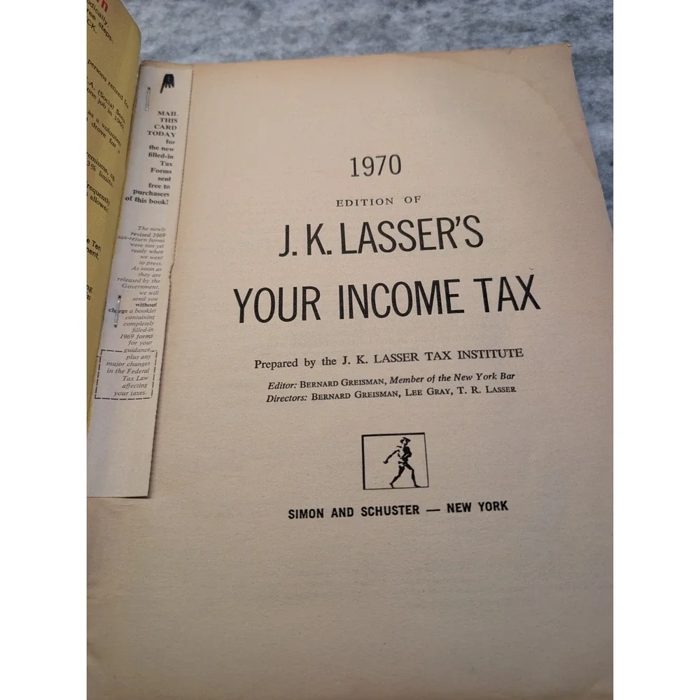 J.K. Lasser's‎ Your Income Tax Guide Book 1970 Edition